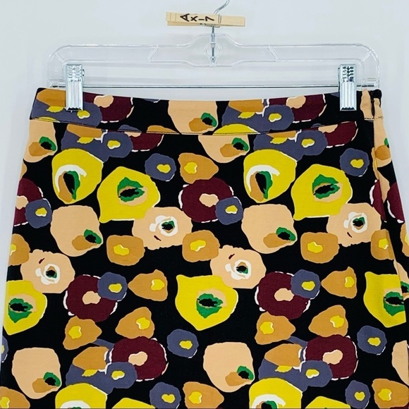 ModCloth Abstract Floral Multicolor Midi Skirt - Picture 3 of 9